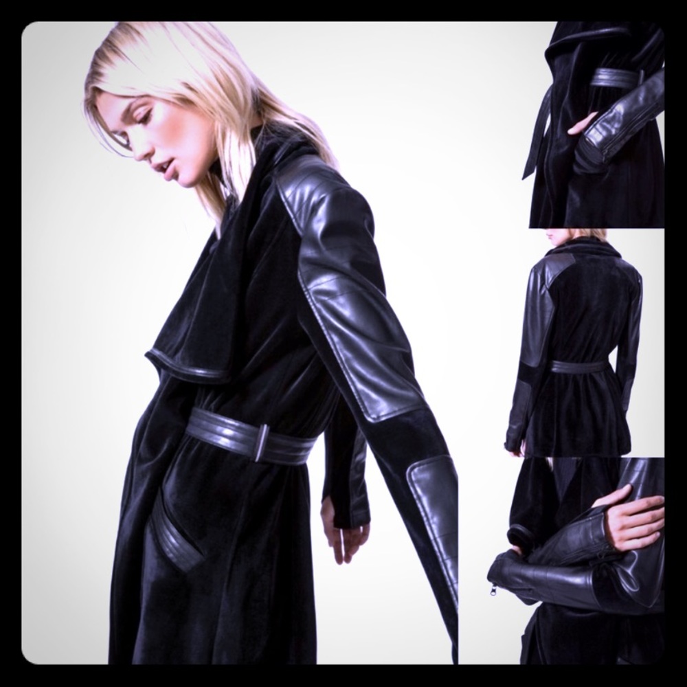 Blanc Noir coat 🌟1HR price drop🌟